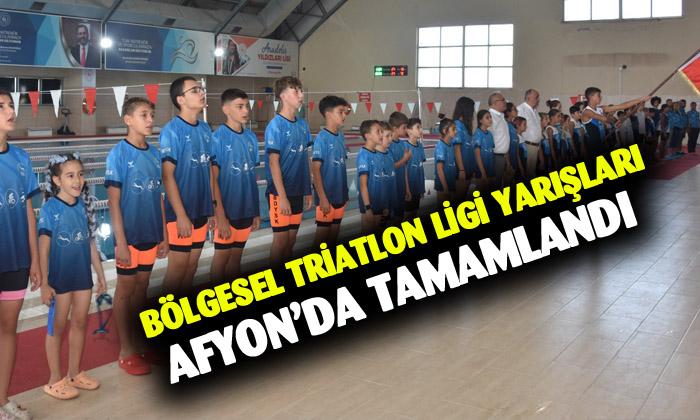 BÖLGESEL TRİATLON LİGİ YARIŞLARI AFYONKARAHİSAR’DA TAMAMLANDI