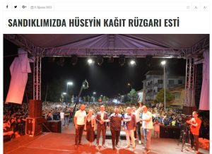 İYİ Parti İl Başkanı Muhammet Mısırlıoğlu: "Sandıklı Belediye Başkanı Mustafa Çöl'e içiniz rahat mı diye sordu?