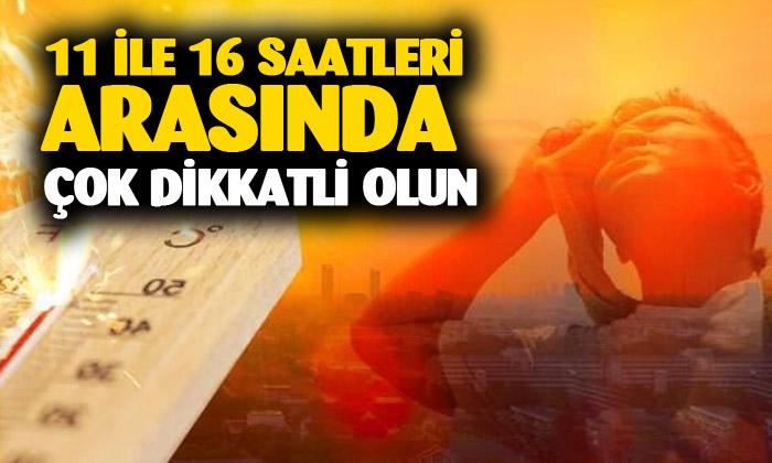 Afyonkarahisar’da bu saatler arasına dikkat