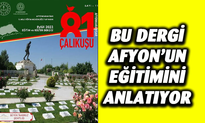 Afyonkarahisar’da 81 Çalıkuşu E-dergisi yayımlandı