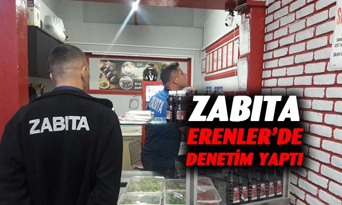 Zabıta Erenler´de denetim yaptı