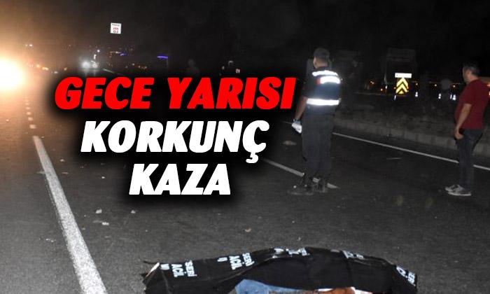 Afyonkarahisar’da gece yarısı korkunç kaza