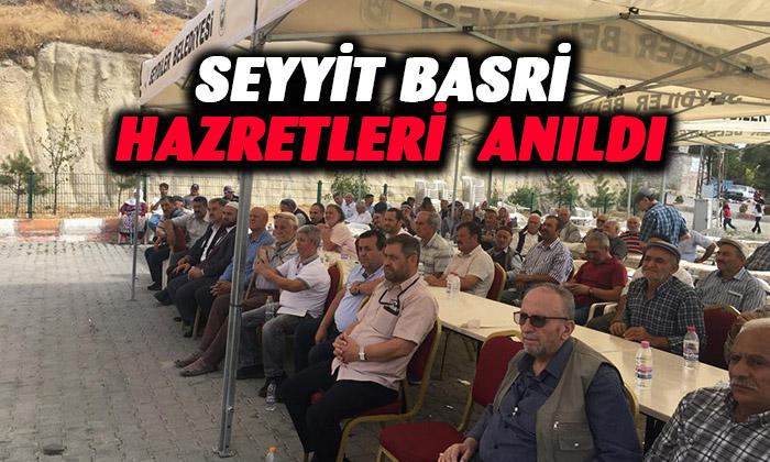 Seyyit Hasan Basri Hazretleri anıldı