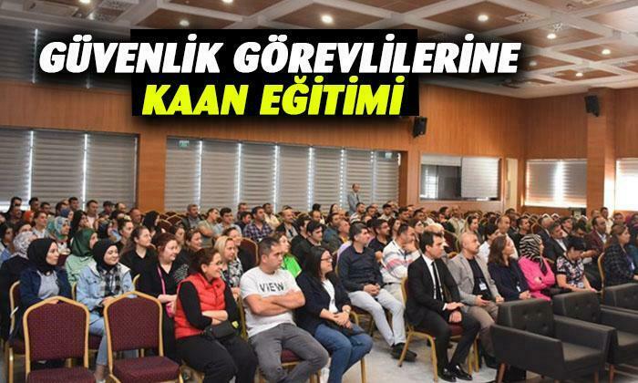 Afyonkarahisar’da güvenlik görevlilerine KAAN eğitimi verildi