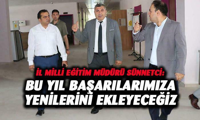 Afyonkarahisar İl Milli Eğitim Müdürü Sünnetci: “Bu yıl başarılarımıza yenisini ekleyeceğiz”