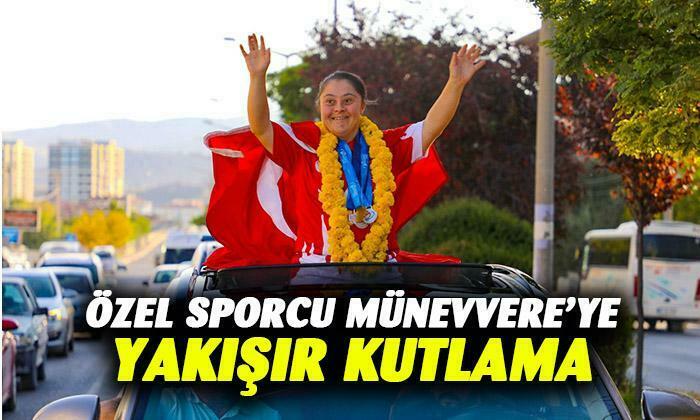 Afyonkarahisar özel sporcuya özel karşılama