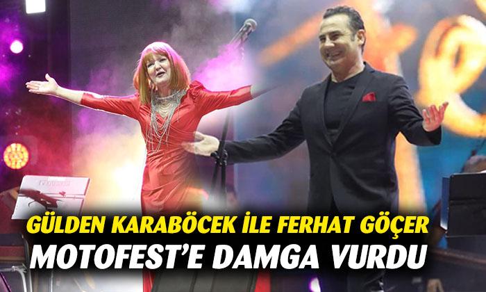 Gülden Karaböcek ile Ferhat Göçer MOTOFEST’e damga vurdu