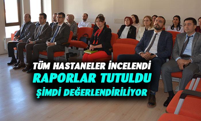 Afyonkarahisar’da tüm hastaneler incelendi
