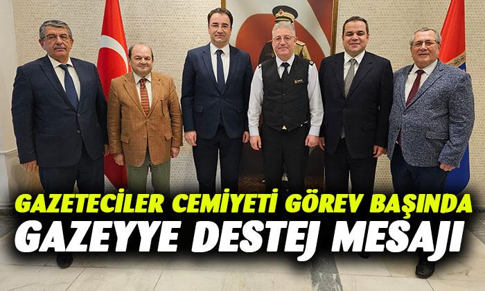 Gazeteciler Cemiyeti’nden Gazze’ye destek