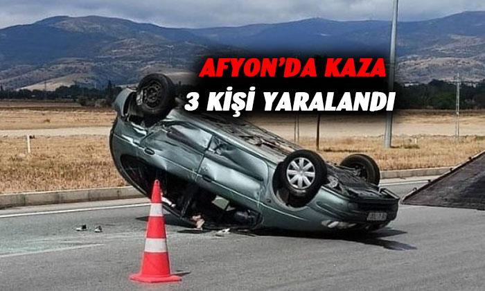 Afyon’da kaza 3 yaralı