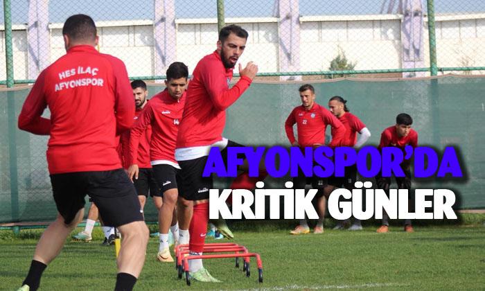 Afyonspor’da kritik günler
