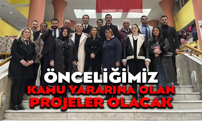 ÖNCELİĞİMİZ KAMU YARARINA OLAN PROJELER OLACAK