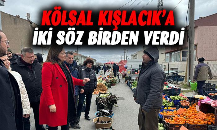 KÖKSAL’DAN KIŞLACIK’A FABRİKA VE DOĞALGAZ SÖZÜ