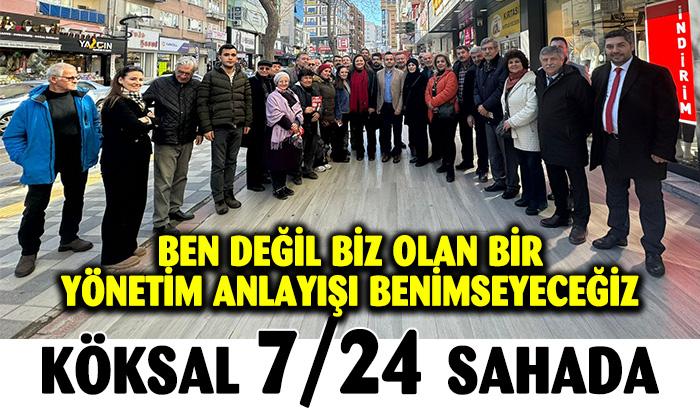 Belediye Başkan Adayı Köksal dur durak bilmiyor