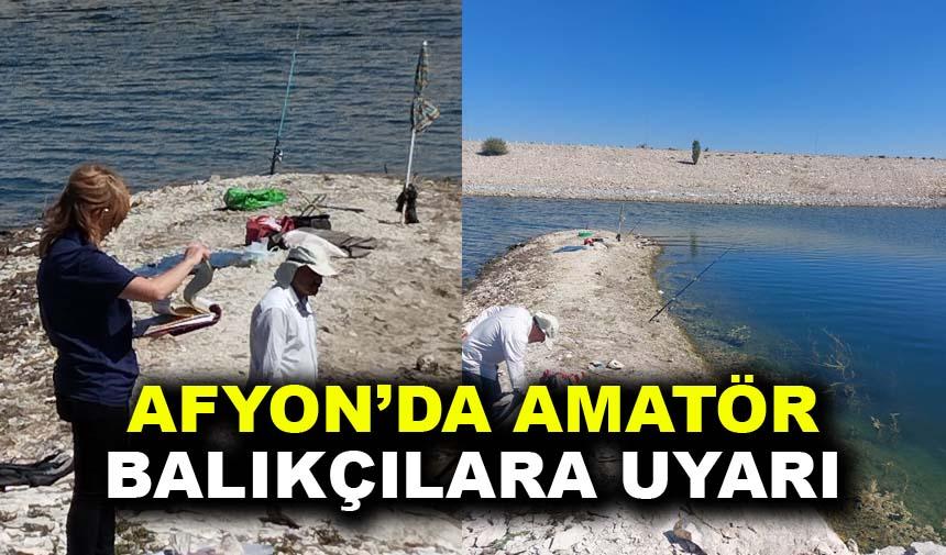 Amatör balıkçılar bilgilendirildi