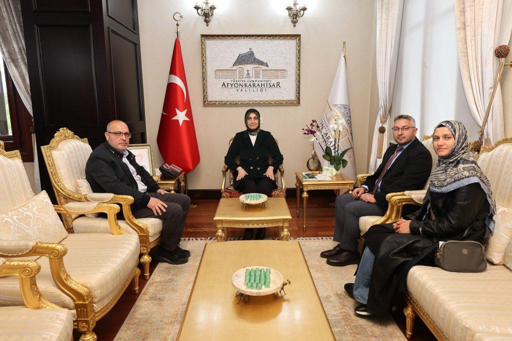 Afyonkarahisar Valisi, Türk Mühendisler Derneği’ni Kabul Etti