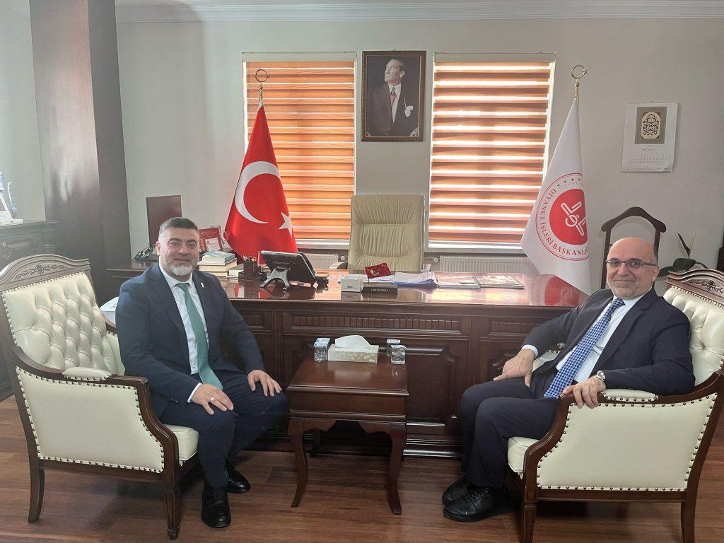 Başkan Uygur’dan, Müftülüğe ziyaret