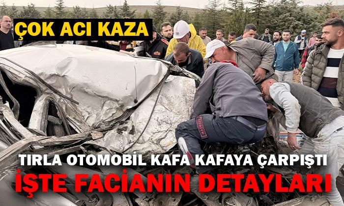 Afyonkarahisar’da feci kaza