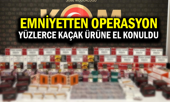 Bolvadin’de kaçakçılık operasyonu