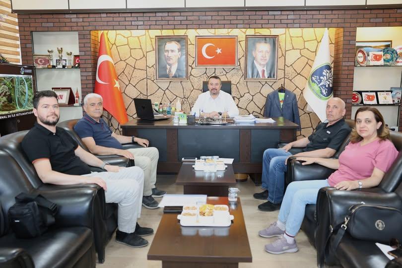 Sandıklı Belediyesi’ne DSİ Isparta Bölge Müdürü Erkan’dan Ziyaret