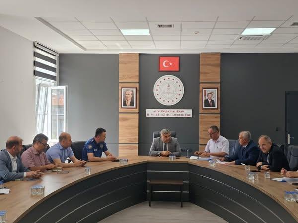 Afyonkarahisar’da sınav kritik toplantı