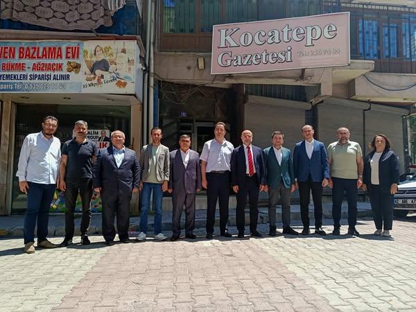 AK Parti Afyonkarahisar İl Başkanlığı Kocatepe Gazetesi’ni Ziyaret Etti