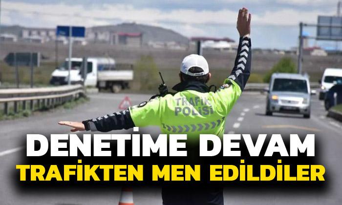 Trafikten men edildiler