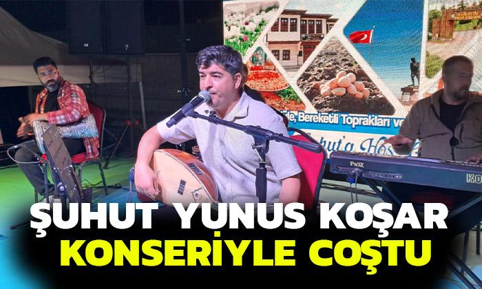 Yunus Koşar’dan Şuhut’ta Coşkulu Konser