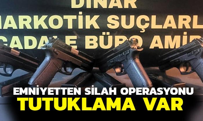 Afyonkarahisar Emniyeti’nden Ruhsatsız Silah Operasyonu