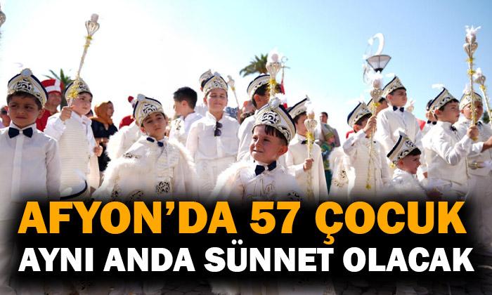 Afyon’da 57 Çocuk İçin Sünnet Şöleni Hazırlığı
