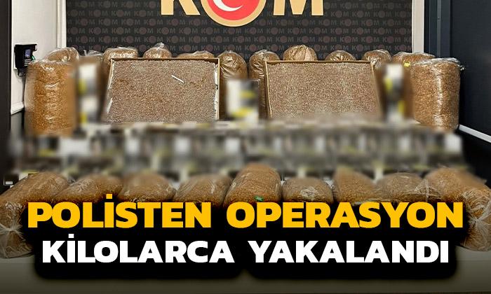 Afyon’da Kaçak Tütün Operasyonu: 1 Gözaltı