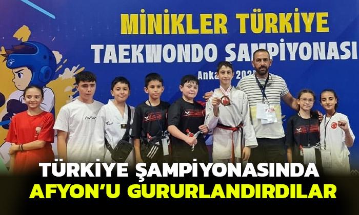 Türkiye Şampiyonasında Afyon’u Gururlandırdılar