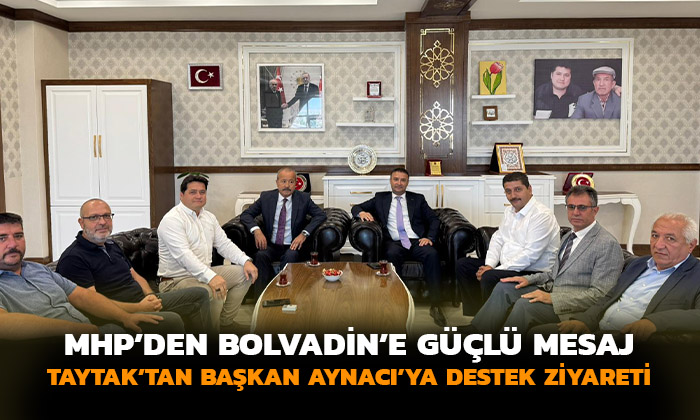 MHP’den Bolvadin’e Güçlü Mesaj: Taytak’tan Başkan Aynacı’ya Destek Ziyareti
