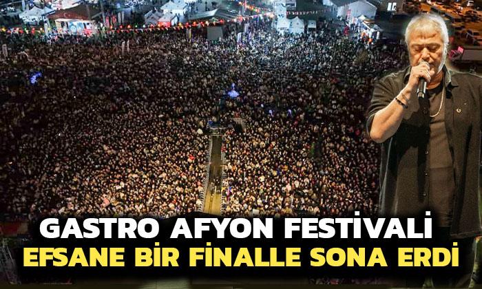 Gastro Afyon festivali efsane bir finalle sona erdi