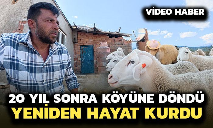 Köyüne Döndü, Koyunlarıyla Hayatı Yeniden Kurdu”